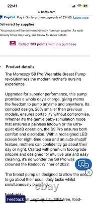Momcozy S9 Pro Wearable double Pump Pink