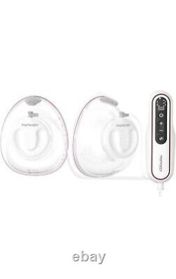 Momcozy Ultra-Light & Handfree Breast Pump V2, Low Noise & Double Electric Pump