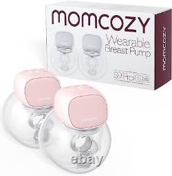 Momcozy Wearable Hands-Free Electric Breast Pump Pink