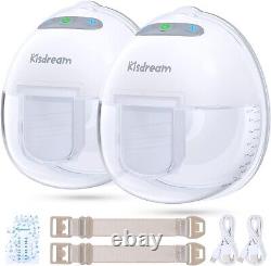 NEW! Kisdream S28 Dual Wearable Electric Breast Pumps Hands-free RRP £130