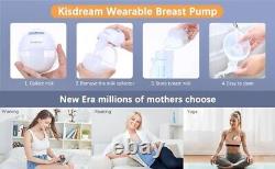 NEW! Kisdream S28 Dual Wearable Electric Breast Pumps Hands-free RRP £130