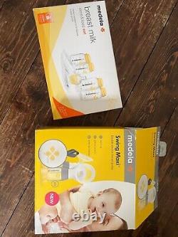 NEW Medela Swing Maxi Double Electric Breast Pump + EXTRA Store and Feed Set