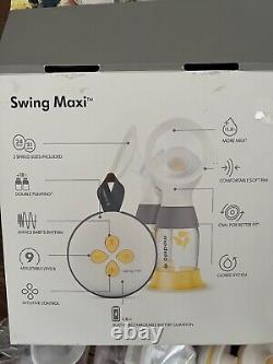 NEW Medela Swing Maxi Double Electric Breast Pump + EXTRA Store and Feed Set