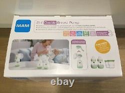 NEW & SEALED MAM Double 2 in 1 Electric & Manual Breast Pump