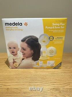 NEW & SEALED Medela Swing Breast Pump Flex Electric Silicone Pump & Save