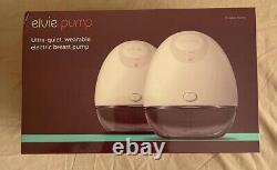 New Elvie Double Electric Breast Pump Silent Wearable Pump
