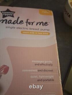New Tommee Tippee Made For Me Single Electric Breast Pump USB Rechargeable