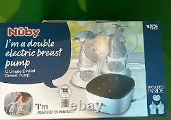 Nuby ultimate double digital breast pump, white, Brand new