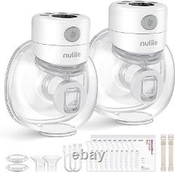 Nuliie Breast Pump Hands Free, Upgraded with 3 Modes 12 Levels, Smart Display