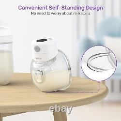 Nuliie Breast Pump Hands Free, Upgraded with 3 Modes 12 Levels, Smart Display
