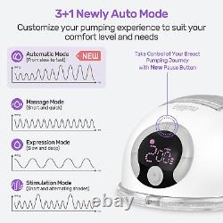 Nuliie Electric Breast Pump Hands-Free S32, Portable Wearable Breast Pumps 4 9