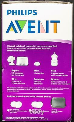 Phillips AVENT Double Electric Comfort Breast Pump Breast Feeding Kit Portable