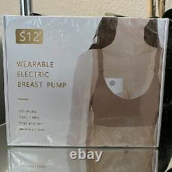 S12 Wearable Single Electric Breast Pump Smart Small Silent Hands Free NEW