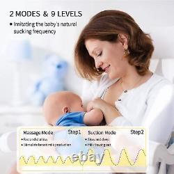 Silent Electric Breast Pump Wearable Automatic Milker Hands-Free Milk Extractor