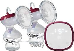 Tommee Tippee Double Electric Breast Pump Quiet & Lightweight Massage mode