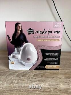 Tommee Tippee Made For Me In-Bra Wearable Breast Pump Electric, Hands Free