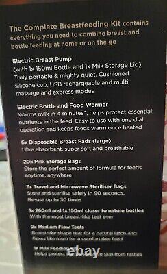 Tommee Tippee Made for Me Electric Breast Pump complete breastfeeding kit new