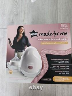 Tommee Tippee Made for Me Single Electric Wearable Breast Pump NEW
