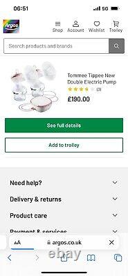 Tommee Tippee New Double Electric Pump