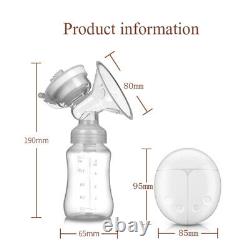 USB Electric Hand Free Breast Pump Automatic Double Intelligent Baby Feeder