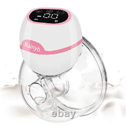 Upgraded Breast Pump, Wearable Breast Pump Electric Breast Pump No Pain, 3 & 9