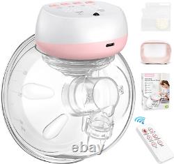 Wearable Breast Pump Electric, 2023 Advanced 12 Levels & 3 Modes Leak-Proof