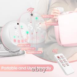 Wearable Breast Pump Electric, 2023 Advanced 12 Levels & 3 Modes Leak-Proof