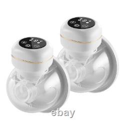 Wearable Electric Breast Pump Hands Free Low Noise Milk Puller 26mm Silicone