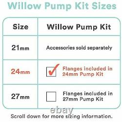 Willow Wearable Electric Breast Pump Quiet Hands-Free Portable in-Bra Double